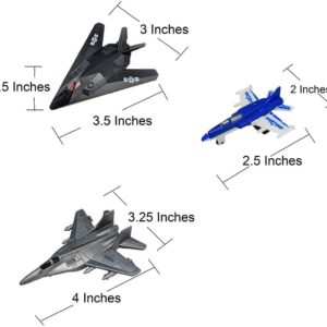 33 Inch Aircraft Carrier Toy with Soldiers Military Vehicles (18 Fighter Jets + 2 Destroyer Ship Combo)