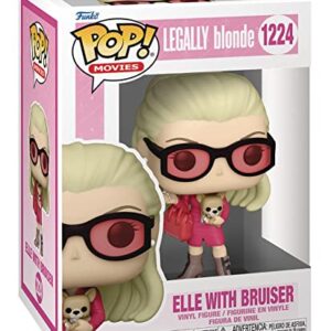 POP Legally Blonde - Elle Woods with Bruiser Funko Vinyl Figure (Bundled with Compatible Box Protector Case), Multicolor, 3.75 inches