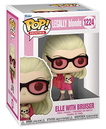 POP Legally Blonde - Elle Woods with Bruiser Funko Vinyl Figure (Bundled with Compatible Box Protector Case), Multicolor, 3.75 inches