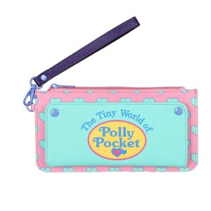 Polly Doll Series Themed Top Zip Women's Hand Purse Clutch Wallet multicolor