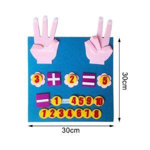 Menolana Counting Game Learning Activities Addition Subtraction Math Teaching Aids Numbers Matching Math Toys for Children Baby Boys Girls Toddlers