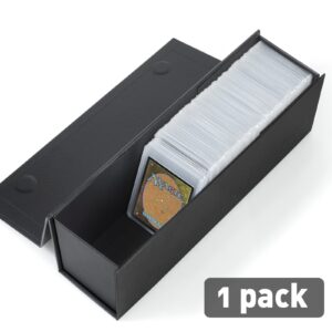 Vetical Trading Card Storage Box, Top loaders Storage Box, Trading Card Holder Top loader Hobby Box for 800+ Count Cards - 1 PACK