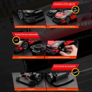 GoolRC RC Drift Car 1/16 RC Car Remote Control Car 2.4GHz 4WD 30km/h RC Race Car High Speed Kids Gift RTR RC Cars for Boys Waterproof Electric Car Toy Car