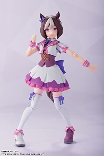 BANDAI SPIRITS(バンダイ スピリッツ) S.H. Figuarts Uma Musume Pretty Derby Special Week, Approx. 5.1 inches (130 mm), PVC & ABS, Pre-Painted Action Figure