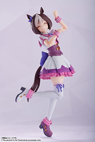 BANDAI SPIRITS(バンダイ スピリッツ) S.H. Figuarts Uma Musume Pretty Derby Special Week, Approx. 5.1 inches (130 mm), PVC & ABS, Pre-Painted Action Figure