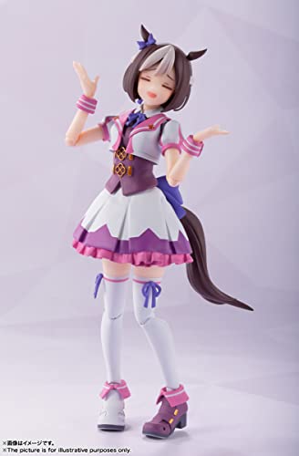 BANDAI SPIRITS(バンダイ スピリッツ) S.H. Figuarts Uma Musume Pretty Derby Special Week, Approx. 5.1 inches (130 mm), PVC & ABS, Pre-Painted Action Figure