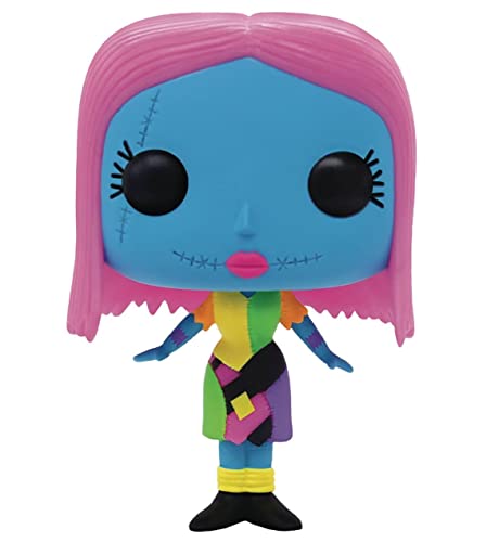 POP Disney: The Nightmare Before Christmas - Sally (Blacklight) Funko Vinyl Figure (Bundled with Compatible Box Protector Case) Multicolored 3.75 inches