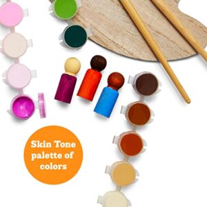 Kid Made Modern - Acrylic Paint Set for Kids - Palette of 54 Colors for Art Projects, Canvases, Brushes, & Wood Palette - Kids Acrylic Paint Set for Children Ages 6 7 8 9 10 11 12