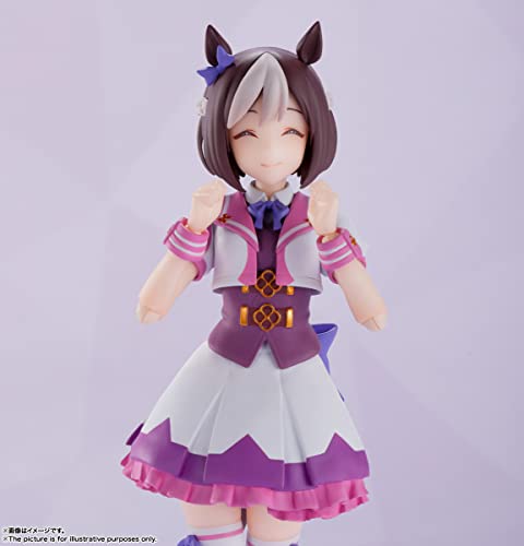 BANDAI SPIRITS(バンダイ スピリッツ) S.H. Figuarts Uma Musume Pretty Derby Special Week, Approx. 5.1 inches (130 mm), PVC & ABS, Pre-Painted Action Figure