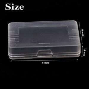 10Pcs Clear GBA Game Card Cartridge Case Protective Storage Box Case Cover for Nintendo Game Boy Advance GBA