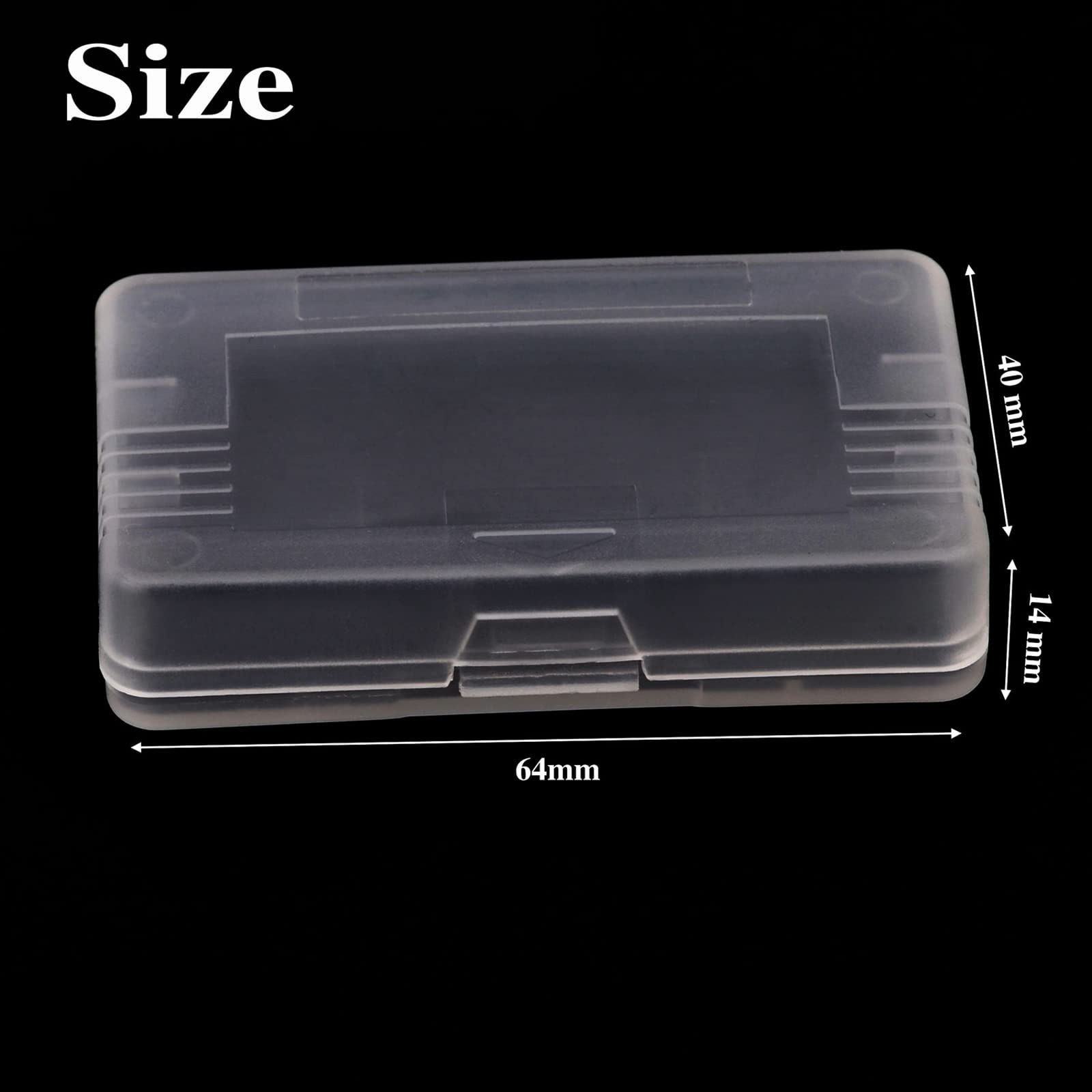 10Pcs Clear GBA Game Card Cartridge Case Protective Storage Box Case Cover for Nintendo Game Boy Advance GBA