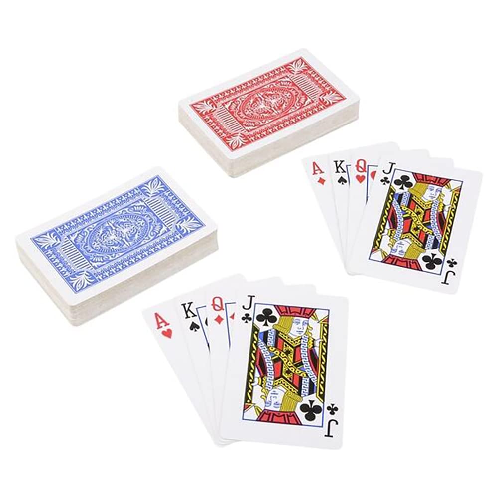 The Dreidel Company Playing Cards Deck, 2.25 Inch x 3.5 Inch (24-Pack)