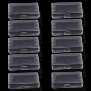 10Pcs Clear GBA Game Card Cartridge Case Protective Storage Box Case Cover for Nintendo Game Boy Advance GBA