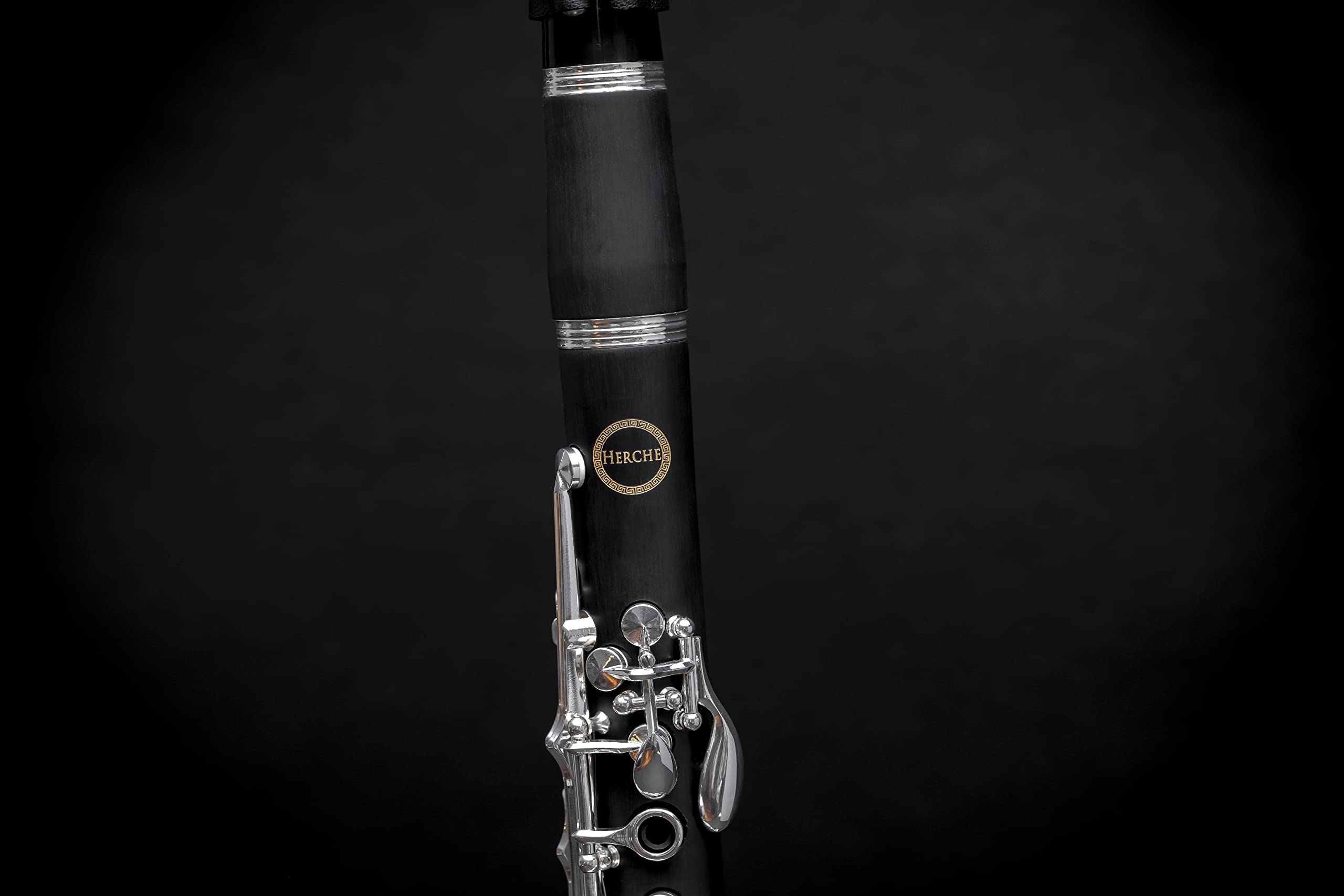 Clarinet Herche Superior Bb Clarinet X3 - Professional Grade Musical Instruments for All Levels - Service Plan - Educator Approved and Recommended