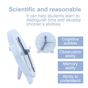 Time Teaching Clock Model,Learn How to Tell Time Clock with 3 Clock Hands,Develops Time Education Educational Clocks for Kids for School Students