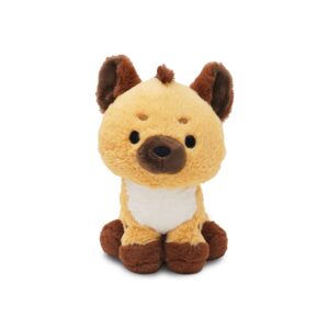 avocatt spotted hyena plushie toy - 10 inches stuffed animal plush - plushy and squishy striped hyena with soft fabric and stuffing - cute toy gift for boys and girls