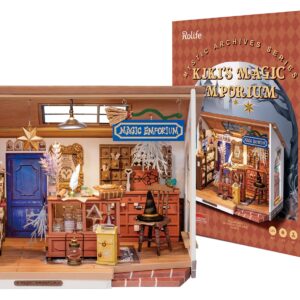 Rolife DIY Miniature Dollhouse Room Kit - Magic Potion Store Diorama Kit DIY Crafts Hobbies for Women/Men Gifts for Teens Adults Home Decor