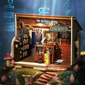 Rolife DIY Miniature Dollhouse Room Kit - Magic Potion Store Diorama Kit DIY Crafts Hobbies for Women/Men Gifts for Teens Adults Home Decor