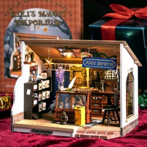 Rolife DIY Miniature Dollhouse Room Kit - Magic Potion Store Diorama Kit DIY Crafts Hobbies for Women/Men Gifts for Teens Adults Home Decor