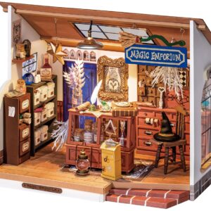 Rolife DIY Miniature Dollhouse Room Kit - Magic Potion Store Diorama Kit DIY Crafts Hobbies for Women/Men Gifts for Teens Adults Home Decor