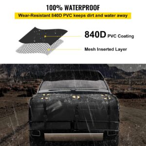 VEVOR Hitch Cargo Carrier Bag, Waterproof 840D PVC, 48"x20"x22" (15 Cubic Feet), Heavy Duty Cargo Bag for Hitch Carrier with Reinforced Straps, Fits Car Truck SUV Vans Hitch Basket