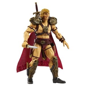 Masters of the Universe Masterverse Action Figure, He-Man Articulated MOTU Collectible with Swappable Parts & Accessories