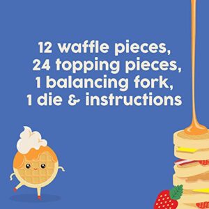 Ridley's Games: Waffle Topple | Fun Food Balancing Game for All Ages | Game for 2+ Players with 15 Minute Playtime for Ages 6+ | Don't let The Stack Fall Over!