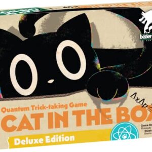 Cat in The Box Deluxe Edition Board Game - Engaging Trick Taking Game with a Quantum Twist for Teens and Adults - Perfect for 2 to 4 Players, 30 Minute Play Time, Ages 10+