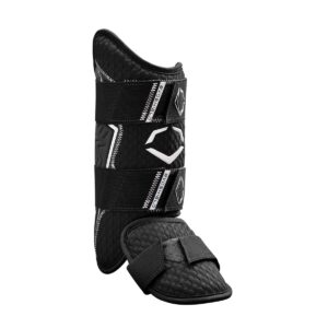 evoshield pro-srz 2.0 batter's leg guard - black, right hand hitter