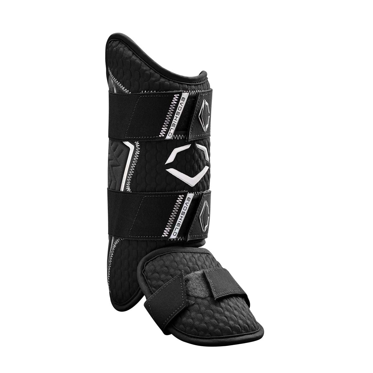 EvoShield Pro-SRZ 2.0 Batter's Leg Guard - Black, Right Hand Hitter