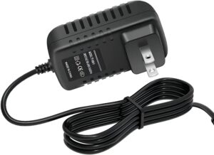 bestch ac adapter charger power cord for atgames sega genesis flashback 85 built-in games - black fb3680