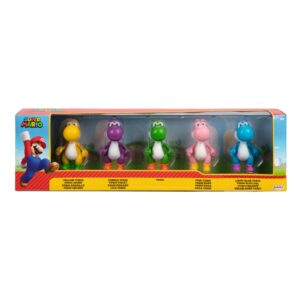 jakks pacific ltd pack 5 figurines yoshi 6cm