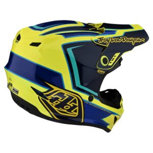 Troy Lee Designs GP Mono Youth Motocross Helmet- Full Face Offroad Motocross Motorcycle Dirt Bike ATV Powersports Dual Sport Racing Helmet - Boys Girls Kids (Yellow, LG)