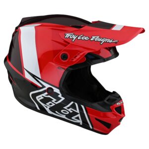 Troy Lee Designs GP Mono Youth Motocross Helmet- Full Face Offroad Motocross Motorcycle Dirt Bike ATV Powersports Dual Sport Racing Helmet - Boys Girls Kids (Red, MD)