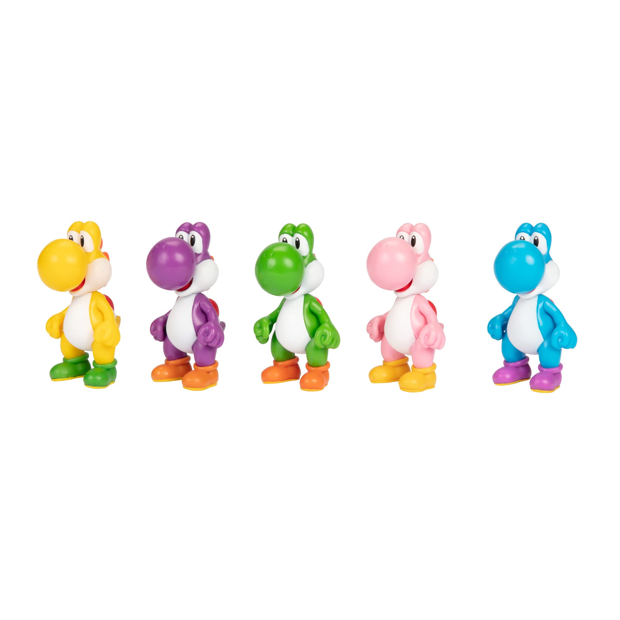 JAKKS Pacific LTD Pack 5 Figurines Yoshi 6CM