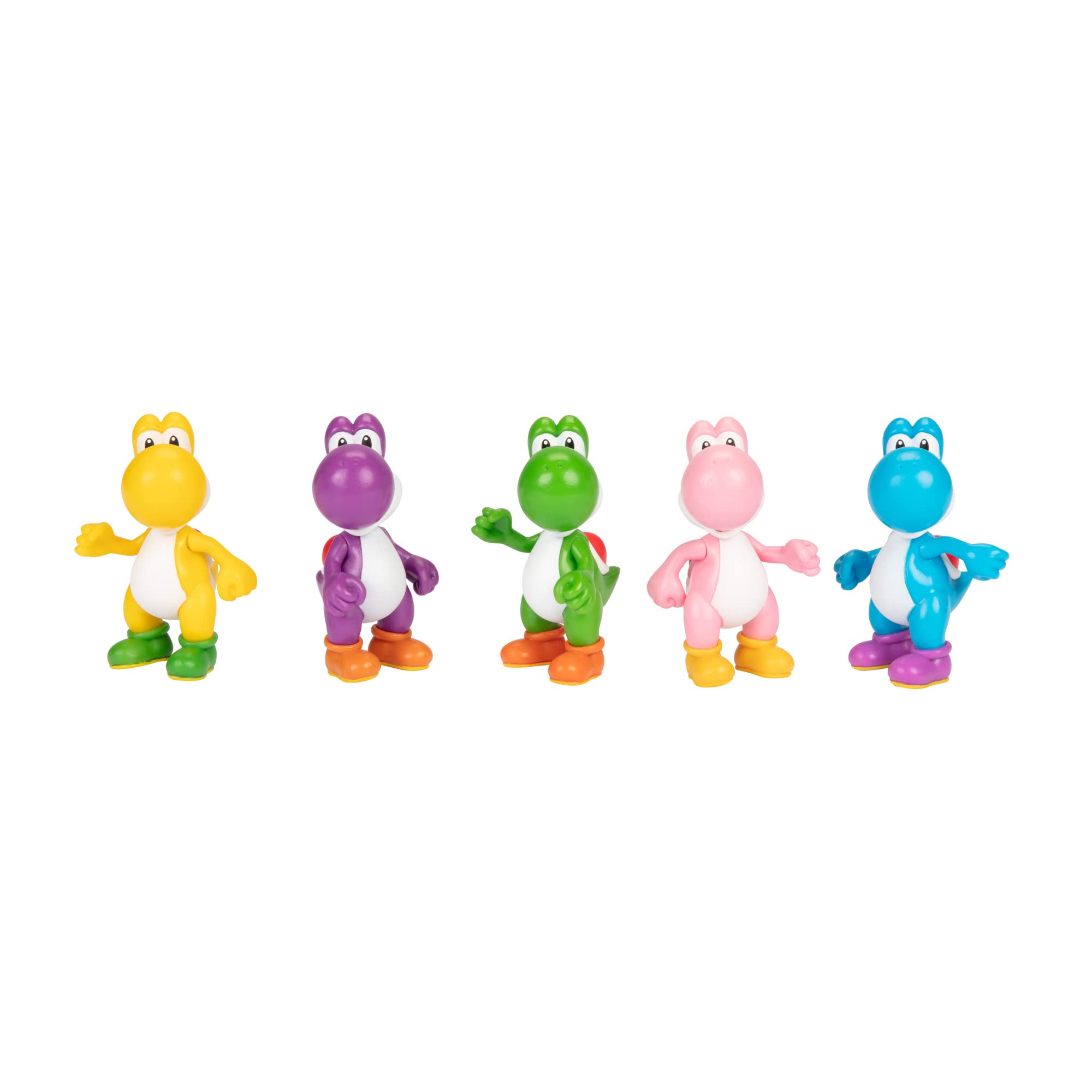 JAKKS Pacific LTD Pack 5 Figurines Yoshi 6CM