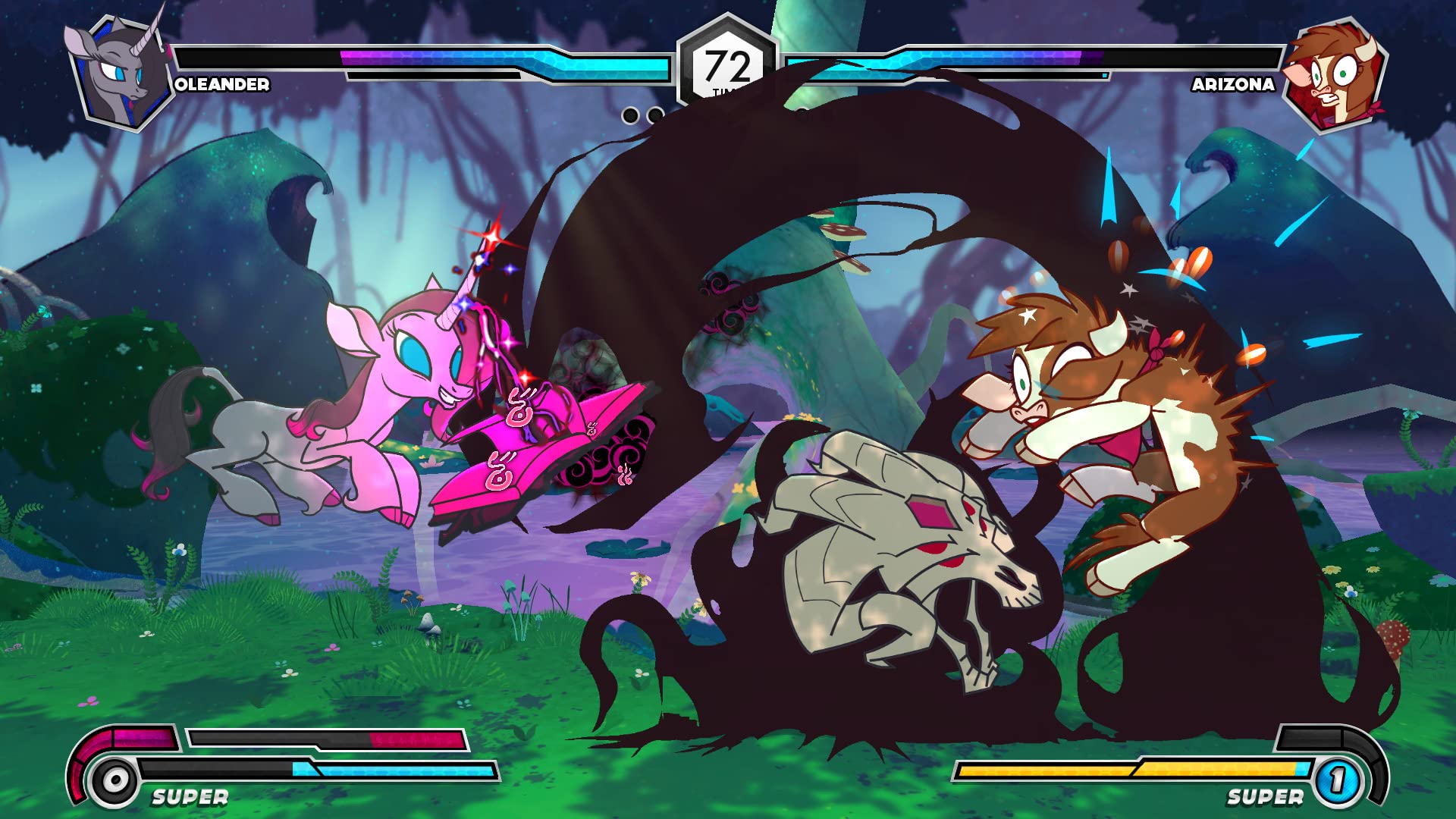 Them's Fightin' Herds: Deluxe Edition (ゼムズ ファイティン ハーズ デラックスエディション) -PS4 【特典】シーズン1パス※ゲーム内に実装(DLCプレイアブルキャラクター(4キャラクター)、追加パレットパック、追加ピクセルロビーアクセサリー) 同梱