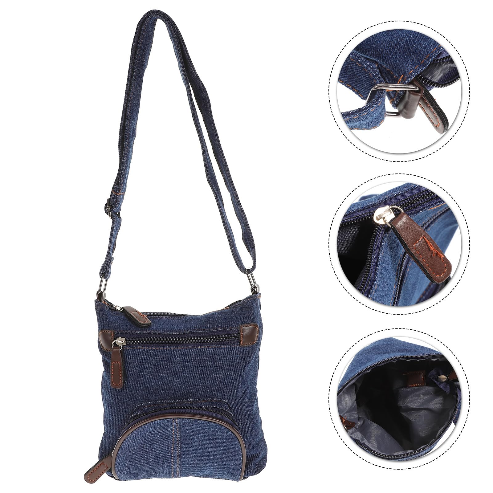 VALICLUD Denim Crossbody Bags denim bag handbag denim purses for women for Women- Mother