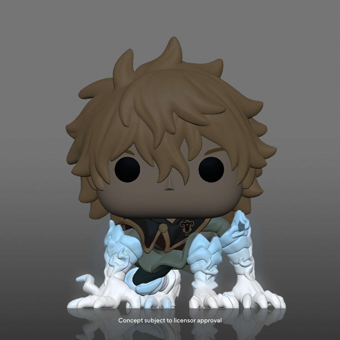 Funko Pop Black Clover Luck Voltia (Lightning Armor) GITD Chase Pop Figure (AAA Anime Exclusive)