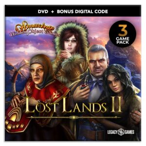 Legacy Games Amazing Hidden Object Games for PC: Lost Lands Vol. 2 (3 Game Pack) - PC DVD with Digital Download Codes