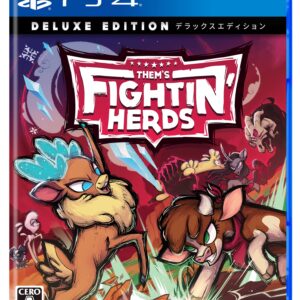 Them's Fightin' Herds: Deluxe Edition (ゼムズ ファイティン ハーズ デラックスエディション) -PS4 【特典】シーズン1パス※ゲーム内に実装(DLCプレイアブルキャラクター(4キャラクター)、追加パレットパック、追加ピクセルロビーアクセサリー) 同梱