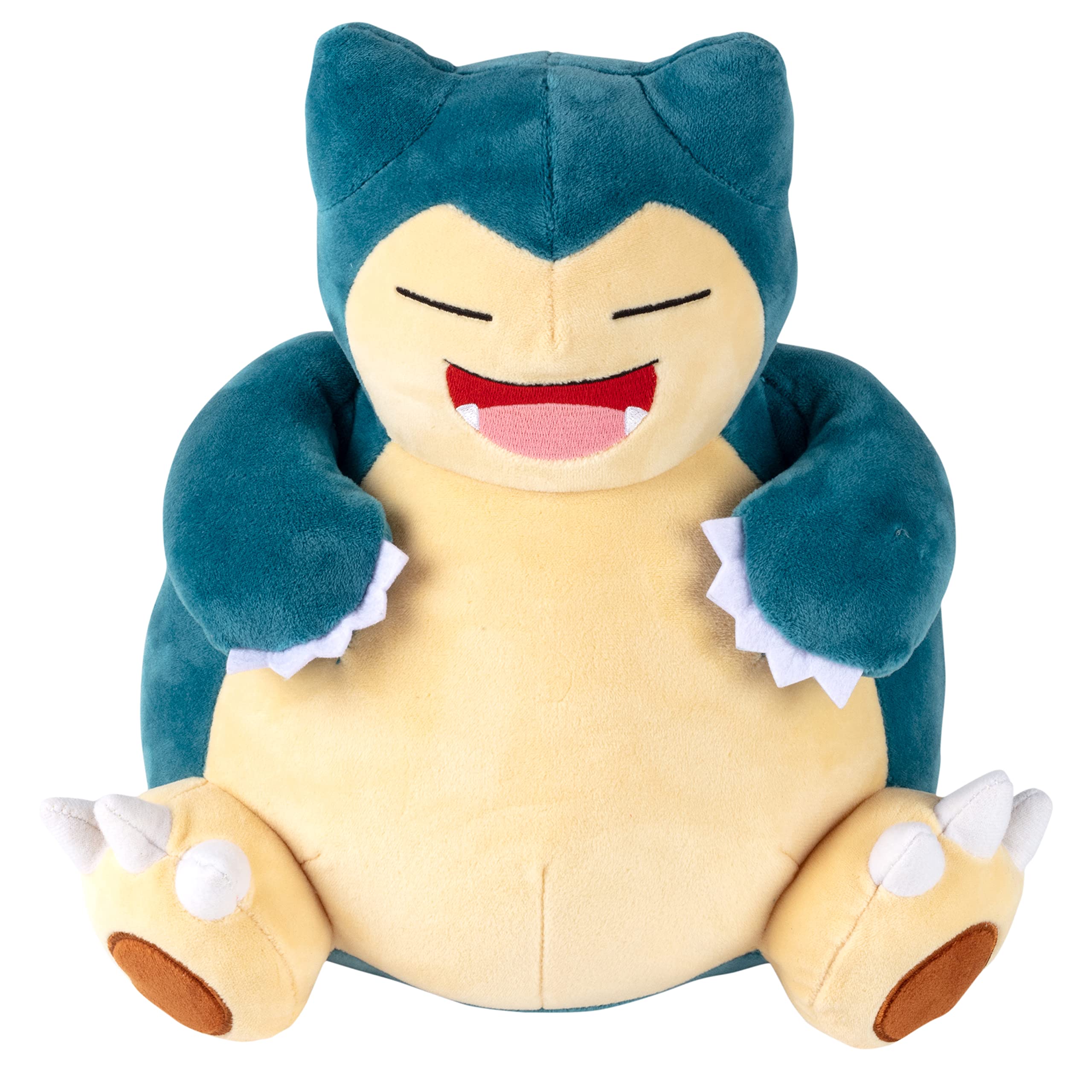 Pokémon 12" Large Snorlax Plush - Officially Licensed - Generation One - Quality Soft Stuffed Animal Toy - Add Snorlax to Your Collection - Great Gift for Kids, Boys, Girls & Fans of Pokemon