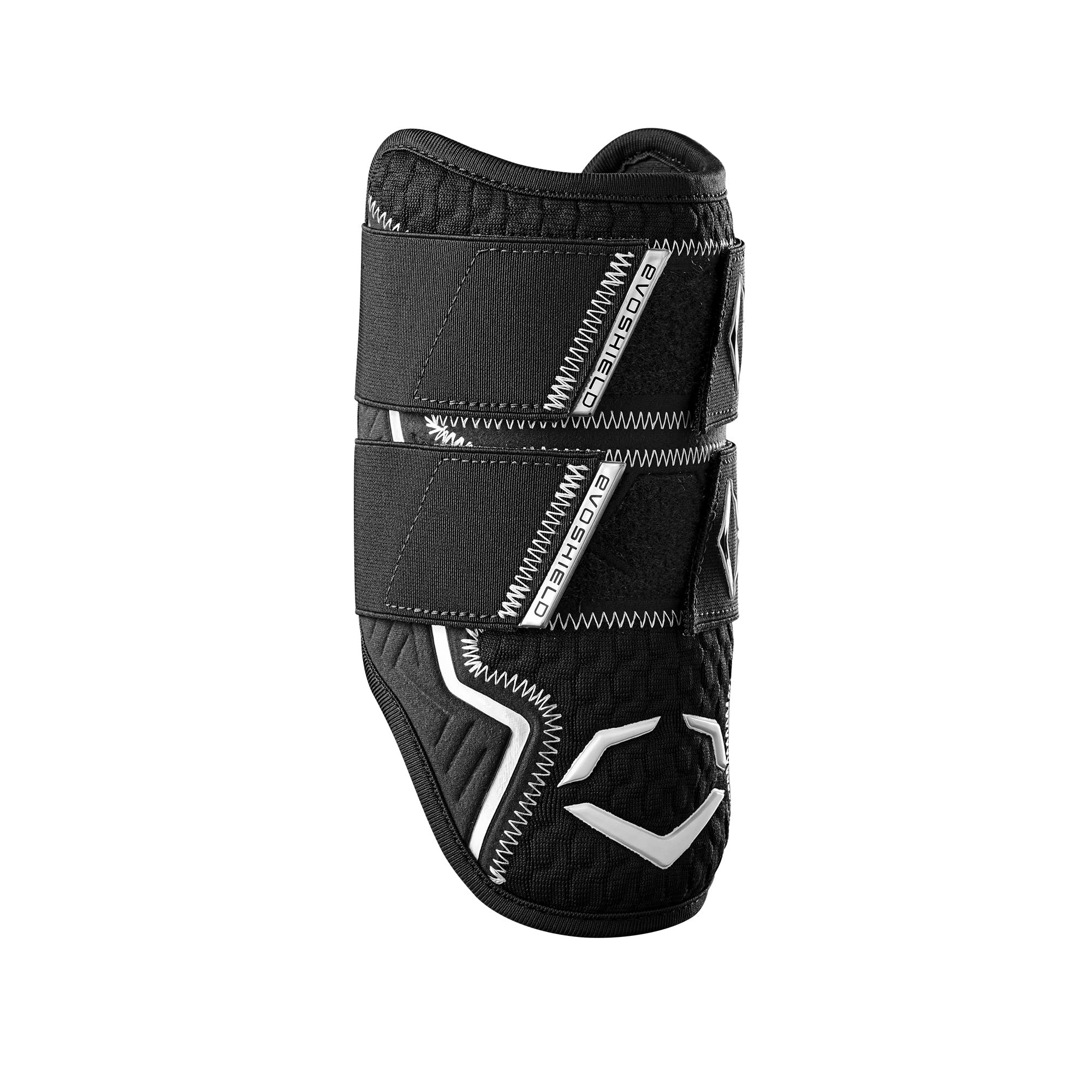 EvoShield Pro-SRZ 2.0 Batter's Double Strap Elbow Guard - Black, Size Large