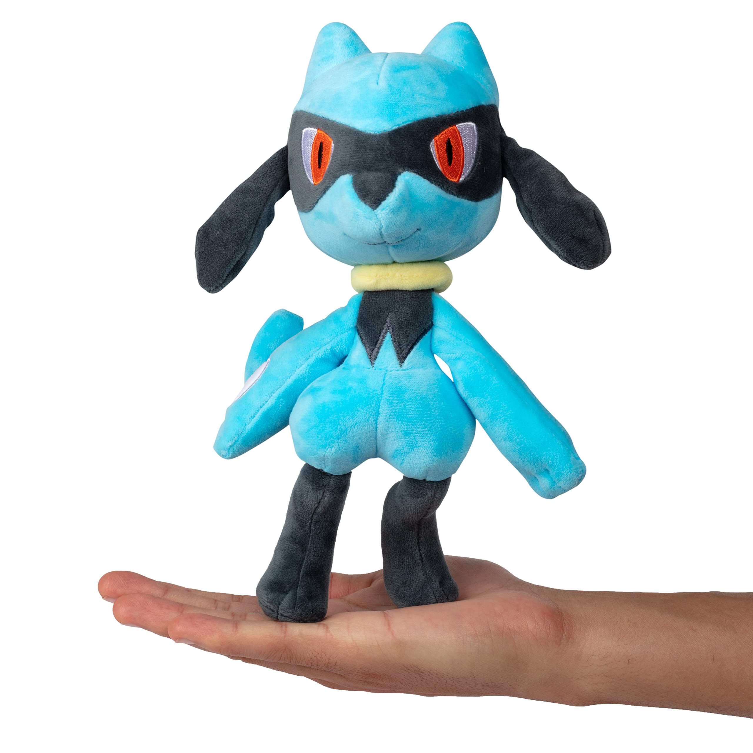 Pokémon 8" Riolu Plush - Officially Licensed - Lucario Evolution - Collectible Quality & Soft Stuffed Animal Toy - Add Riolu to Your Collection! - Great for Kids, Boys, Girls & Fans of Pokemon