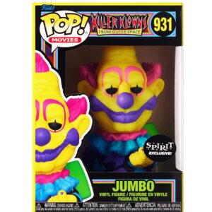 Funko Spirit Halloween Killer Klowns from Outer Space Blacklight Jumbo POP! Figure | Officially Licensed | Halloween Décor