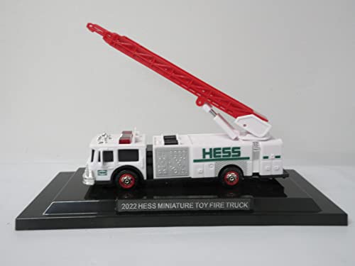 Hess Toy Truck 2022 Mini Collection - Fire Truck, Helicopter, and Truck with Front Loader