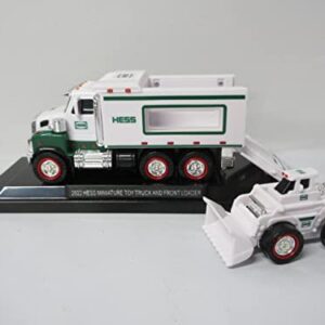 Hess Toy Truck 2022 Mini Collection - Fire Truck, Helicopter, and Truck with Front Loader