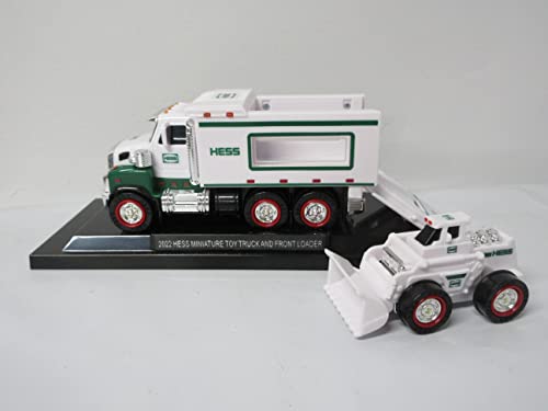 Hess Toy Truck 2022 Mini Collection - Fire Truck, Helicopter, and Truck with Front Loader