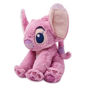 Disney Store Official Angel Medium Soft Toy for Kids, Cuddly Character with Fuzzy Texture and Embroidered Details, Flexible Floppy Ears, Plushy Suitable for All Ages.