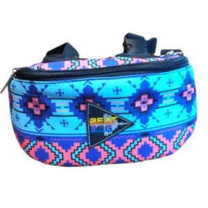 Beat Bag Schulz Equine Pommel Bag with Bluetooth Speakers - Bubble Gum Aztec